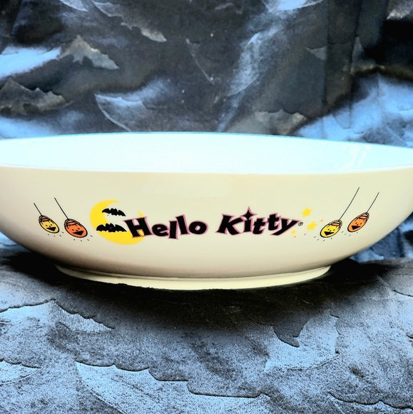 Hello Kitty Skeleton Pasta Bowl Salad Bowl Hello Kitty Halloween - Picture 3 of 3